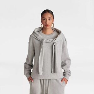 KBB by KAHLANA Women's Long Sleeve 'The Double Layer Crewneck Sweatshirt'